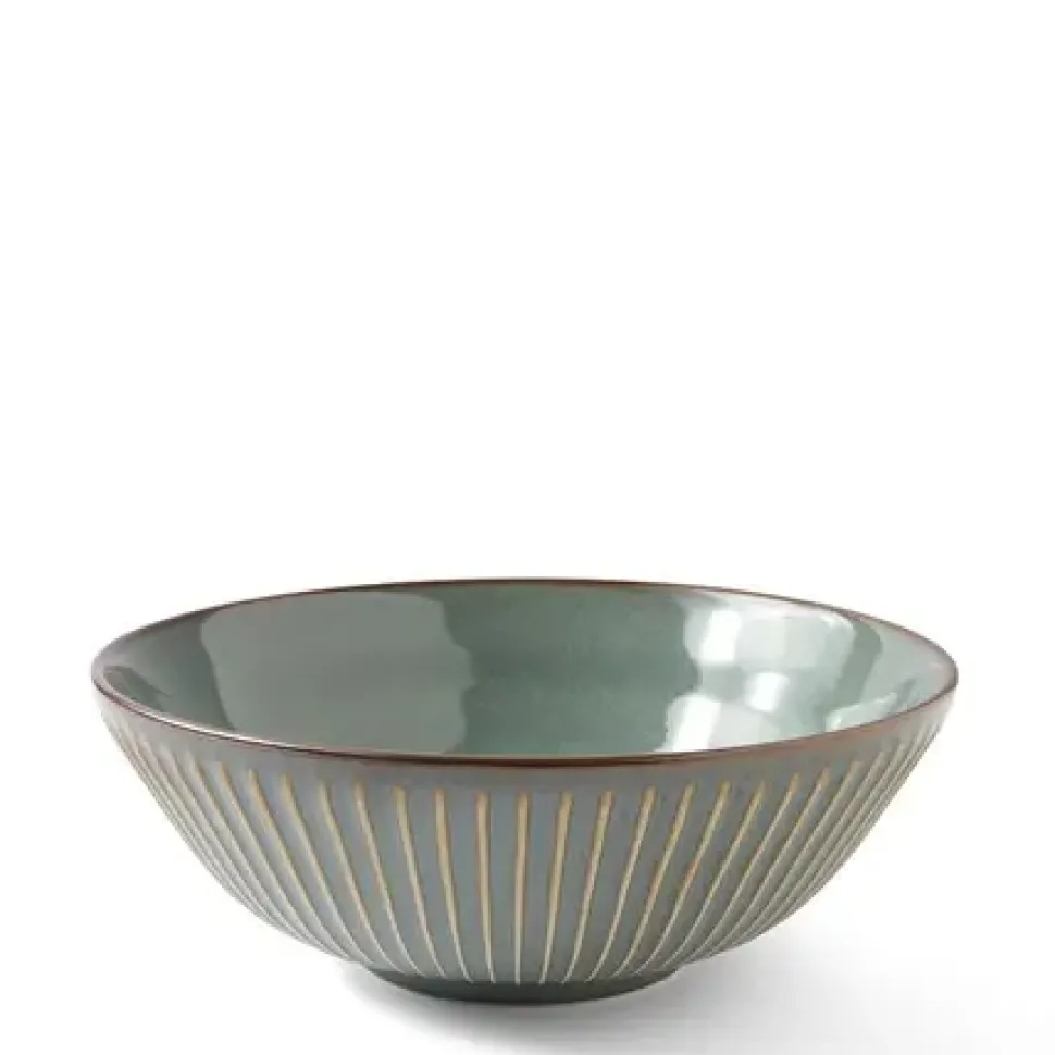 aiya_green__bowl_0-1.webp MIYA Company Ramen Bowls^Aiya Green 8.5" Bowl