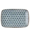 MIYA Company Small Plates^Asanoha Plate - Blue/Brown