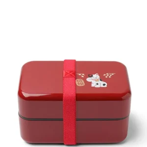 MIYA Company Bento Sets^Bento Box Fortune Cat Red