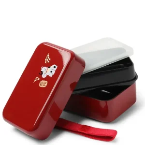 MIYA Company Bento Sets^Bento Box Fortune Cat Red