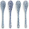 MIYA Company Other Utensils^Blue & White Dessert Spoon Set