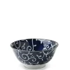 MIYA Company Blue & White 6" Bowls^Blue & White Karakusa 5.75" Bowl