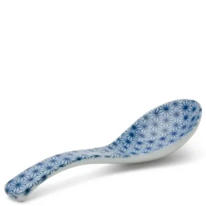 MIYA Company Soup Spoons^Blue & White Soup Spoon Set