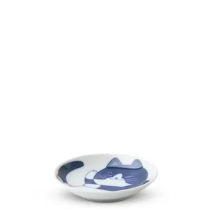 MIYA Company Cats^Blue Cats 3.75" Sauce Dish