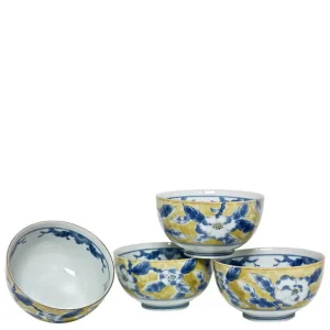 MIYA Company Bowl Sets^Blue Flower 5