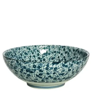 MIYA Company Serving Bowls & Plates^Blue Flowers 8.25