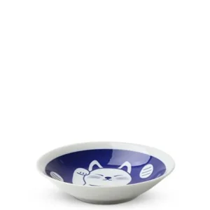 MIYA Company Plates^Blue Fortune Cat 6.5