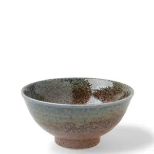 MIYA Company Medium Bowls^Blue Sand Crackle Bowl 6-1/4"