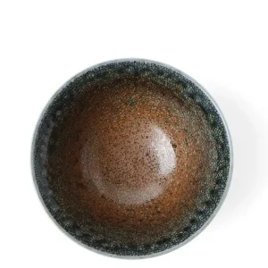 MIYA Company Medium Bowls^Blue Sand Crackle Bowl 5-1/4