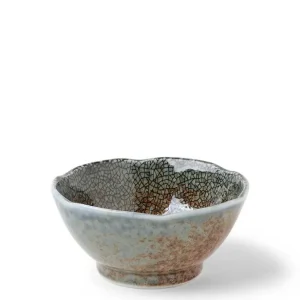 MIYA Company Sauce Dishes^Blue Sand Crackle Sauce Bowl 3-1/2"