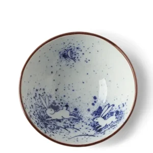 MIYA Company Bowls^Bowl Rabbit & Moon 5-1/4