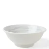 MIYA Company Ramen Bowls^Bowl White Water Swirls 8-1/2"