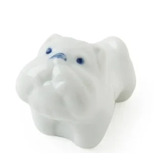 MIYA Company Dogs^Bulldog Chopstick Rest - White