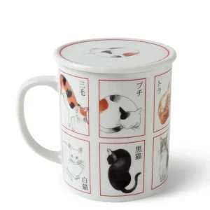 MIYA Company Cups/Mugs^Catopedia Mug With Lid