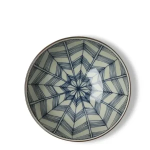 MIYA Company Rice Bowls^Celadon Chevron 5.5