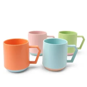 MIYA Company Mugs^Chips 12 Oz. Mug Pastel Green