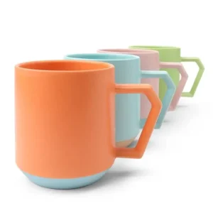 MIYA Company Mugs^Chips 12 Oz. Mug Pastel Orange
