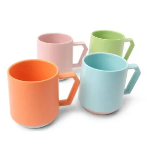 MIYA Company Mugs^Chips 12 Oz. Mug Pastel Orange