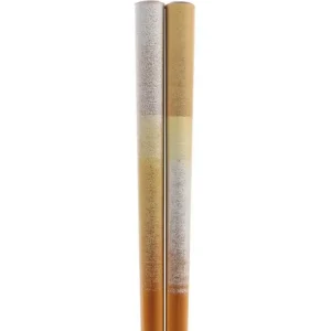 MIYA Company Chopsticks^Chopsticks Futome Silver + Gold Clouds