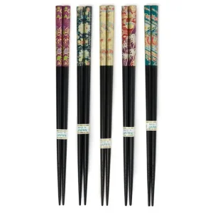MIYA Company Lacquerware^Chopsticks Kimono Print