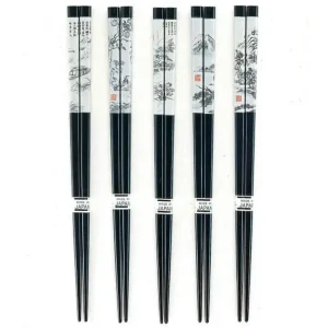 MIYA Company Lacquerware^Chopsticks Scroll Art