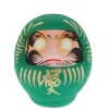 MIYA Company Figurines^Daruma Green Health 3-3/4"
