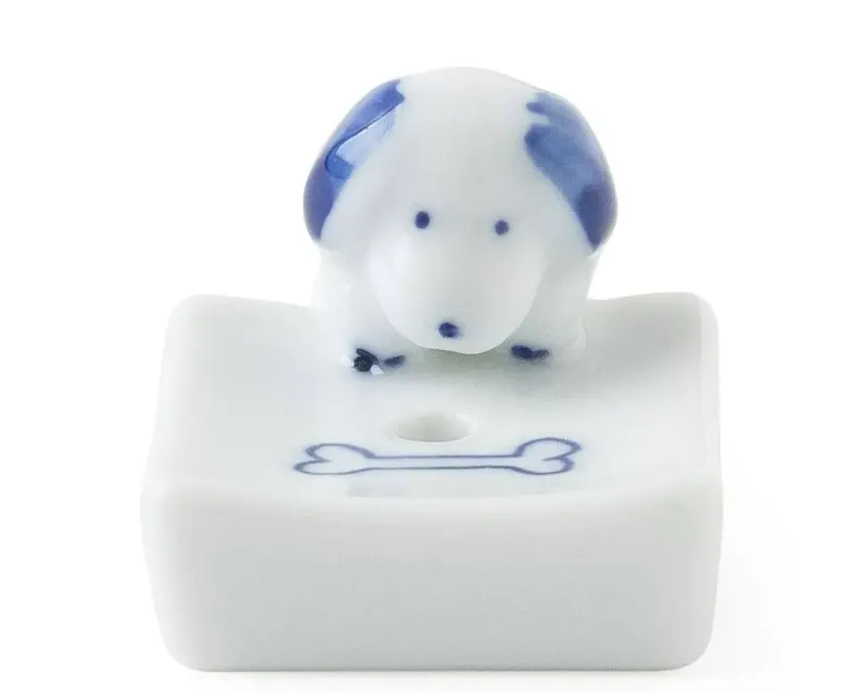 dog__bone_incense_holder_1.webp MIYA Company Dogs^Dog & Bone Incense Holder