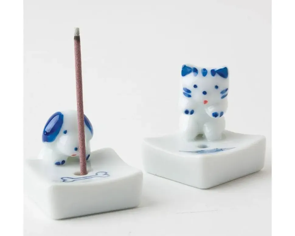 dog__bone_incense_holder_2.webp MIYA Company Dogs^Dog & Bone Incense Holder