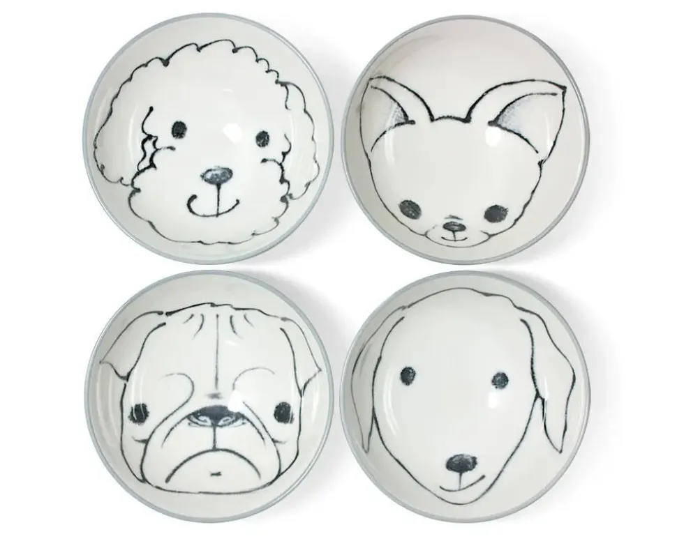 dog_days__rice_bowl_set_1.webp MIYA Company Dogs^Dog Days 4.5" Rice Bowl Set