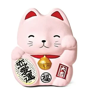 MIYA Company Figurines^Feng Shui Fortune Cat Bank - Pink