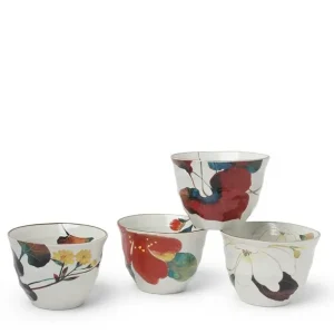 MIYA Company Cup/Mug Sets^Floral Fall 7 Oz. Teacup Set