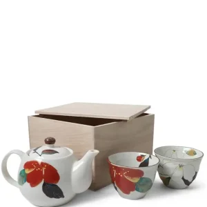 MIYA Company Tea Sets - Ceramic^Floral Fall Tea Set