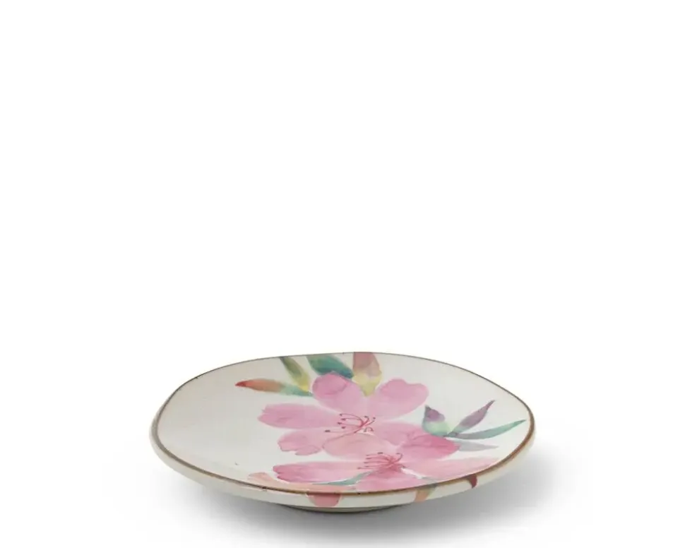 floral_mini_plate_pink_2.webp MIYA Company Small Plates^Floral Mini Plate Pink