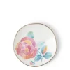 MIYA Company Small Plates^Floral Mini Plate Pink Rose