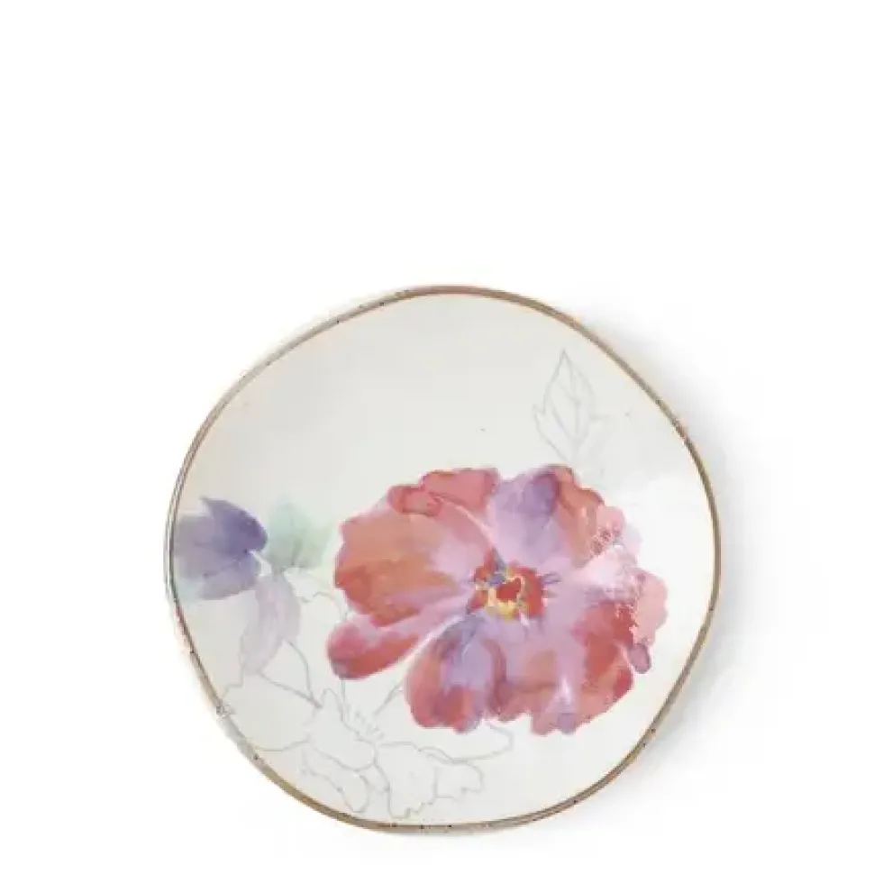 floral_mini_plate_purple_0.webp MIYA Company Small Plates^Floral Mini Plate Purple
