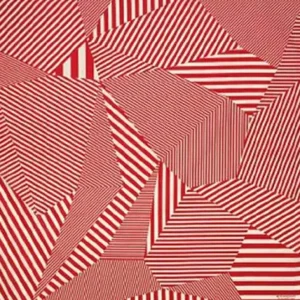 MIYA Company Furoshiki & Tenugui^Furoshiki Pattern Stripes Red 38.75" Sq.