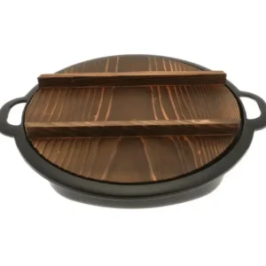 MIYA Company Cast Iron^Gyoza Pan Cast Iron With Lid