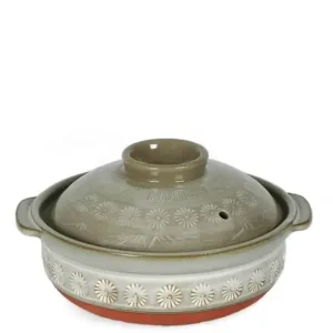 MIYA Company Donabe Casseroles^Hana-Mishima Donabe Casserole, 20 Oz.