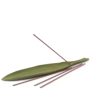 MIYA Company Incense^Incense Holder Gold/Spring Grass Leaf