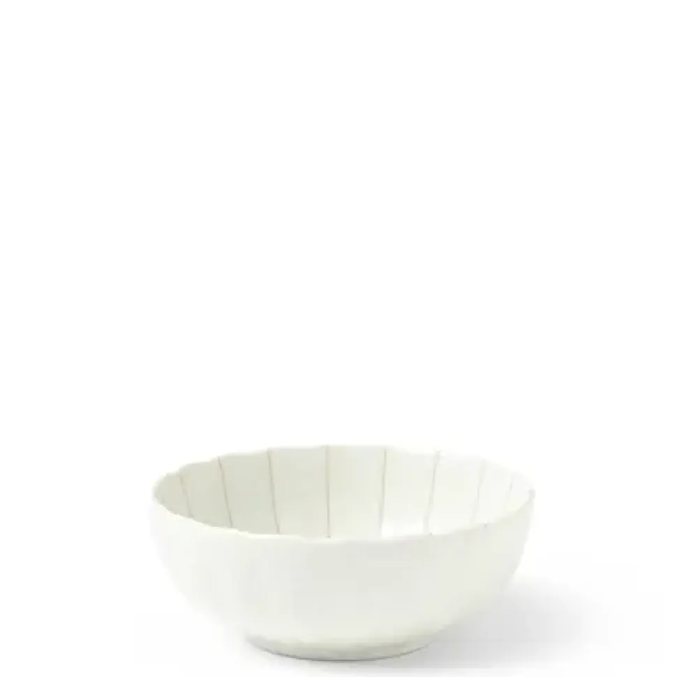 kasa_lines_white__bowl_0.webp MIYA Company Small Bowls^Kasa Lines White 4" Bowl