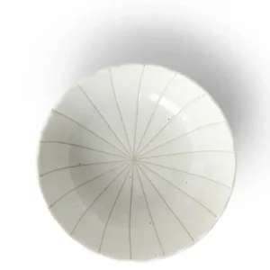 MIYA Company Medium Bowls^Kasa Lines White 5.5