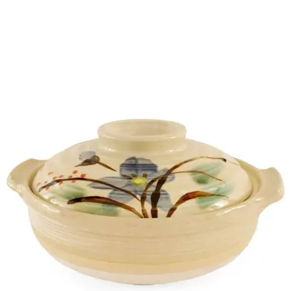 kikyo_donabe_casserole__o_0-1.webp MIYA Company Donabe Casseroles^Kikyo Donabe Casserole, 64 Oz.