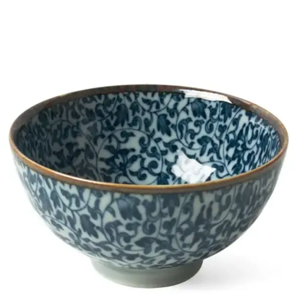 kyo_karakusa__rice_bowl_0.webp MIYA Company Rice Bowls^Kyo Karakusa 4.5" Rice Bowl