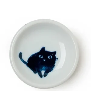MIYA Company Cats^Midnight Blue Cat Dish Set