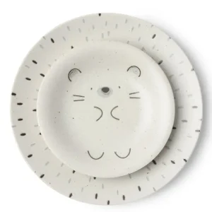 MIYA Company Plates^Mogu Mogu Hedgehog Plate 6.5