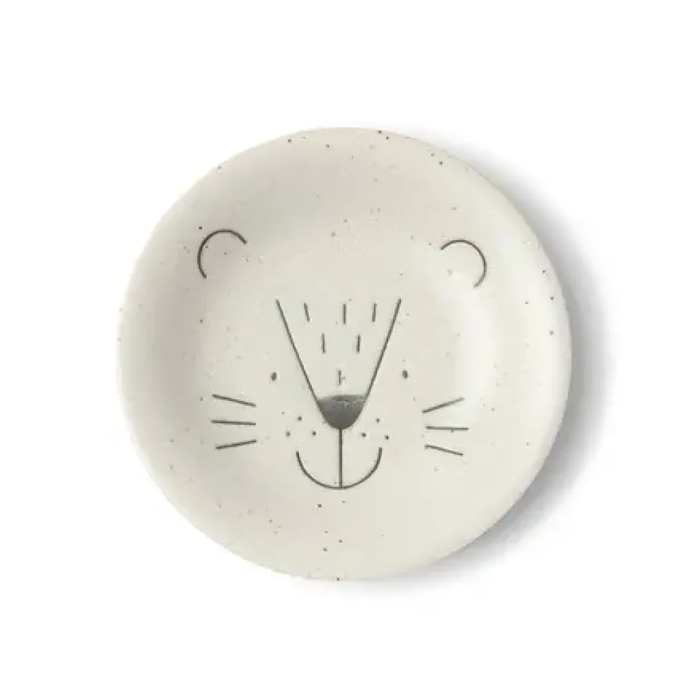 mogu_mogu_lion_plate__0-1.webp MIYA Company Plates^Mogu Mogu Lion Plate 6.5"