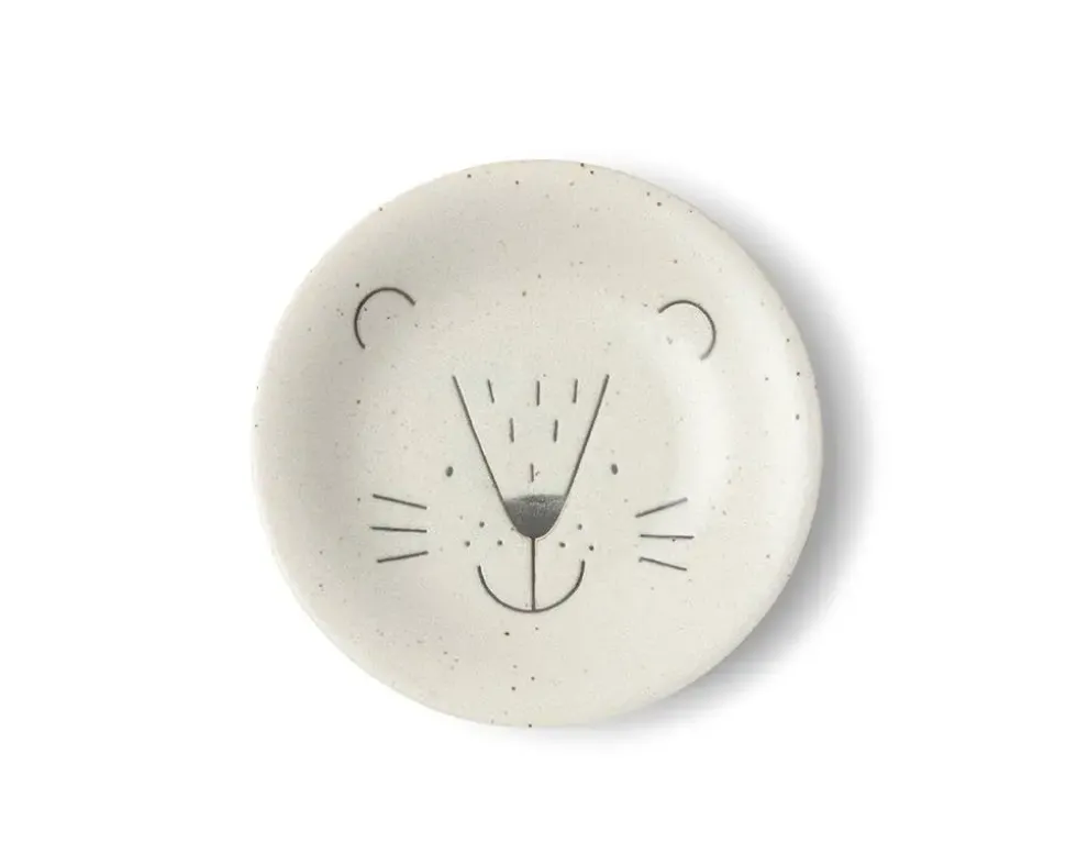 mogu_mogu_lion_plate__1-1.webp MIYA Company Plates^Mogu Mogu Lion Plate 6.5"
