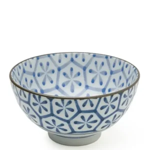 MIYA Company Rice Bowls^Monyou 4.25" Hana Kikkou Rice Bowl