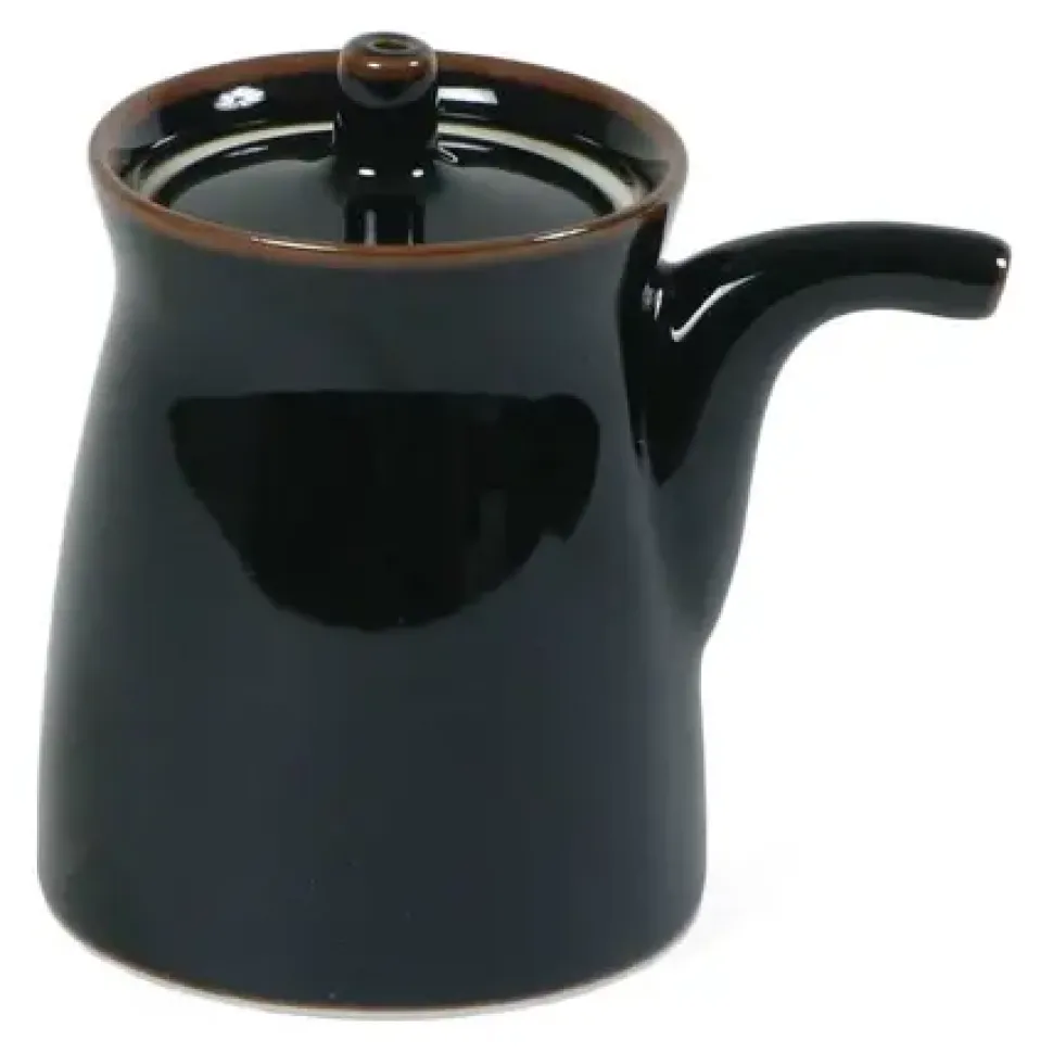 MIYA Company Sauce Pots^Mori 5 Oz. G-Type Sauce Pot - Black