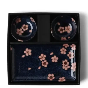 MIYA Company Plate Sets^Namako Pink Sakura Sushi For Two Set